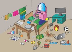 messy room parenting is hard